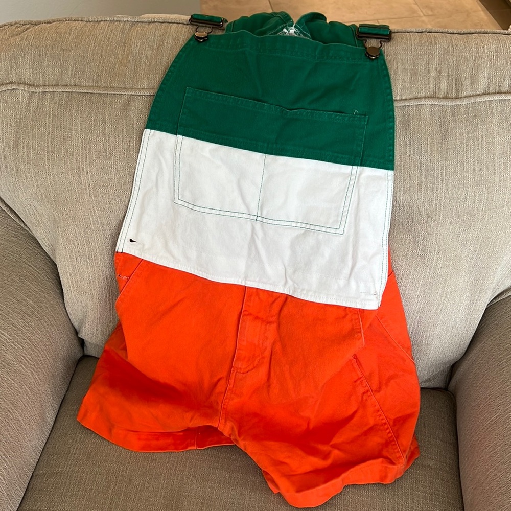 Mens Irish flag overalls